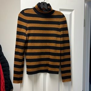 Alice and Olivia mock net sweater